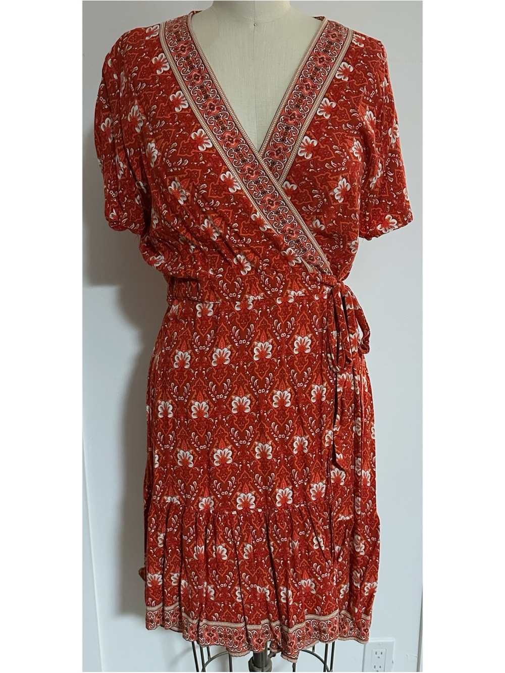 Zesica Wrap Mini Dress